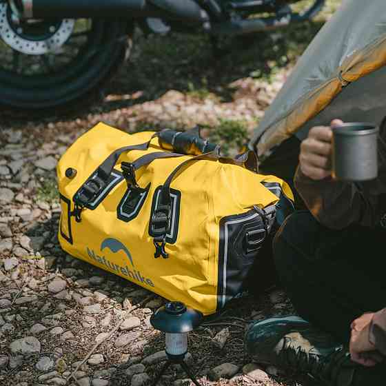 Водонепроникна дорожня сумка Naturehike CNK2450XB015, 90 л, жовта Київ