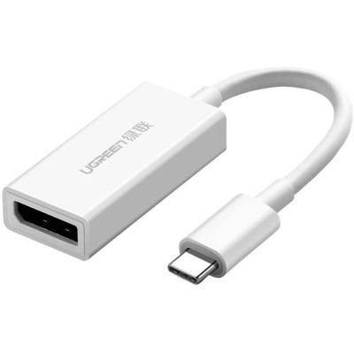Перехідник USB-C to DisplayPort Adapter MM130 white Ugreen (40372) Вінниця - фото 1