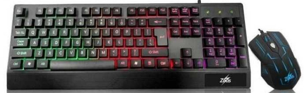 Клавіатура+ Мишка: UKC з LED-підсвітка від USB Київ - фото 1