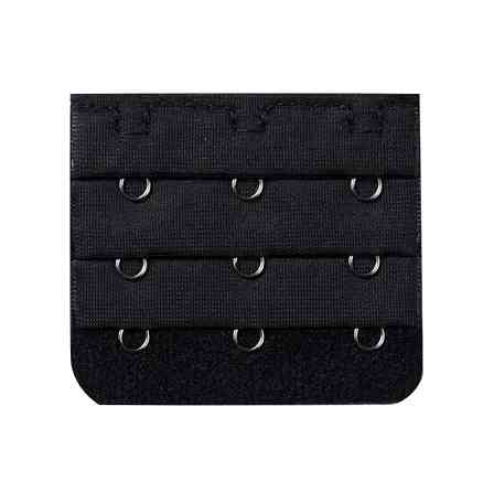 Подовжувач для бюстгальтера на 3 гачка 50 на 55 мм чорний Київ