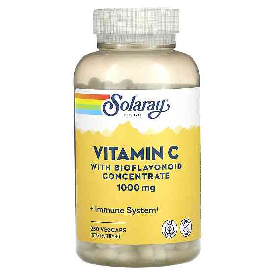 Вітамін С з біофлавоноїдами (Vitamin C with Bioflavonoid Concentrate)1000 мг / 50 мг 250 капсул Київ