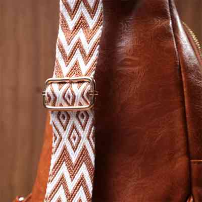 Сумка Vintage Жіноча слінг через плече з екошкіри Руда (22751) Вінниця