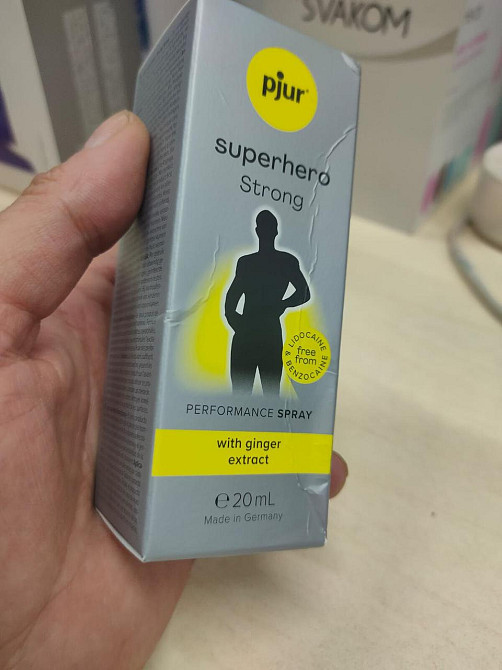 Спрей-пролонгатор pjur Superhero Strong Spray 20 ml (мятая упаковка!!!) Sex Aura Киев - изображение 2