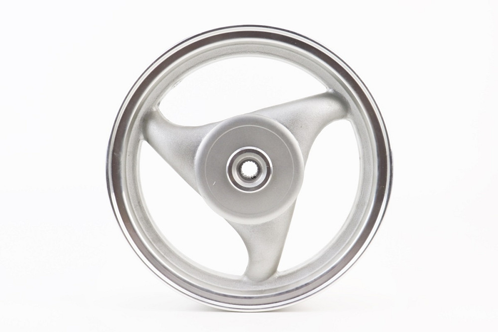 Диск задній литий MT2,50x12 Z18 для 2Т (бараб. гальм., d-108мм) "3 промені" сірий Киев - изображение 3