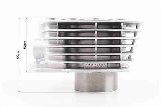 Циліндр к-кт (ЦПГ) 125cc Ø56,5мм, висота 69/96мм, палець 15мм Китай Київ