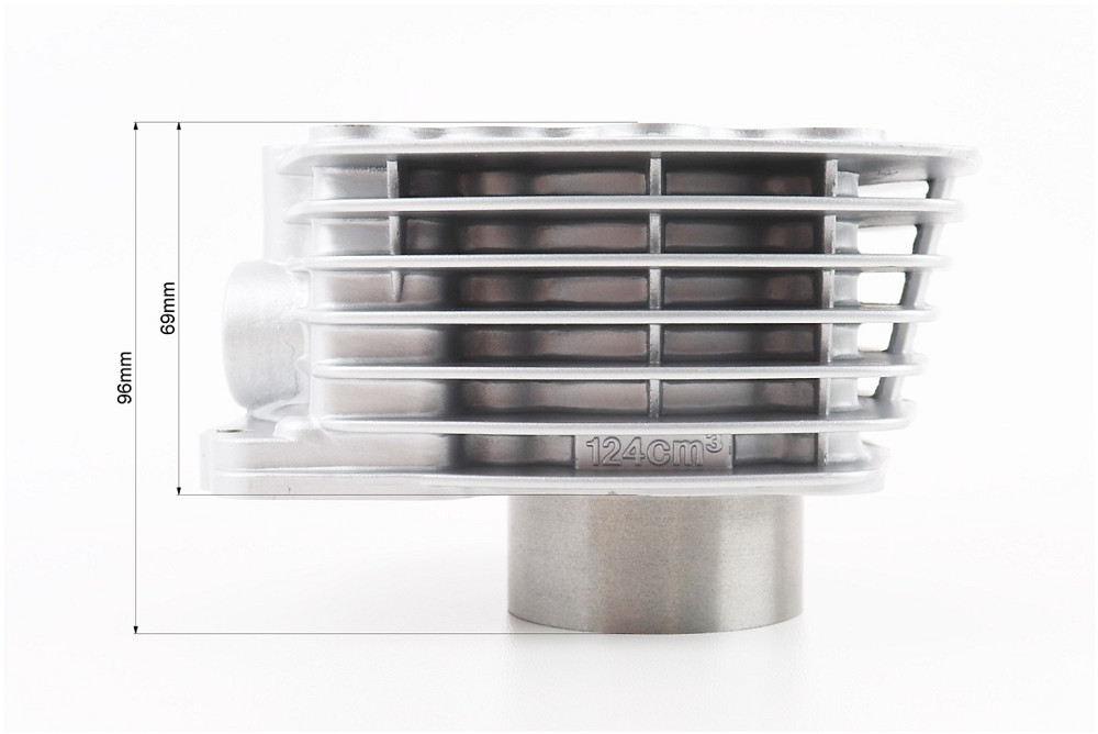 Циліндр к-кт (ЦПГ) 125cc Ø56,5мм, висота 69/96мм, палець 15мм Китай Київ - фото 5