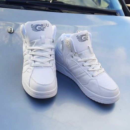 Зимові чоловічі високі Кросівки з Мехом Білі Зима Хух (розміри: 41,43,44,45,46) Дніпро - фото 9