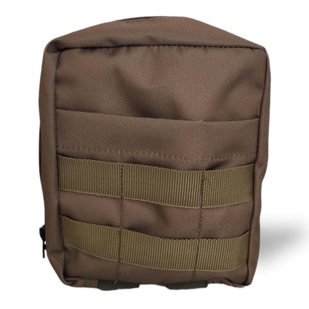 Подсумок универсальный на змейке койот аптечка армейская на молнии с креплением молли Одесса - изображение 16