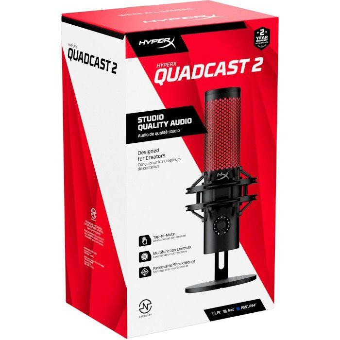 Мікрофон HyperX Quadcast 2 (872V1AA) Чорний Харків - фото 13
