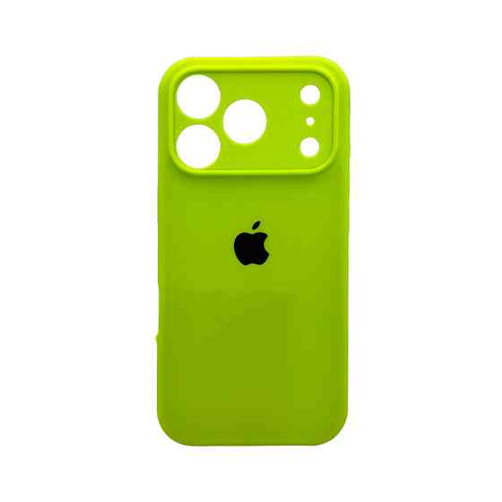 Чохол для смартфона Silicone Full Case AA Camera Protect for Apple iPhone 17 Pro Max 24,Shiny Green Київ