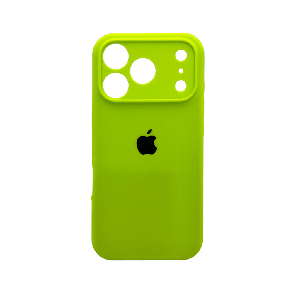 Чохол для смартфона Silicone Full Case AA Camera Protect for Apple iPhone 17 Pro Max 24,Shiny Green Київ - фото 1