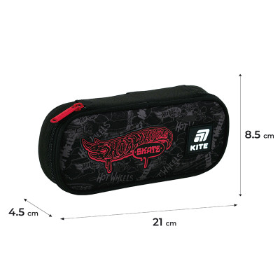Пенал Kite 662-1 Hot Wheels Skate (HW25-662-1) Вінниця - фото 2