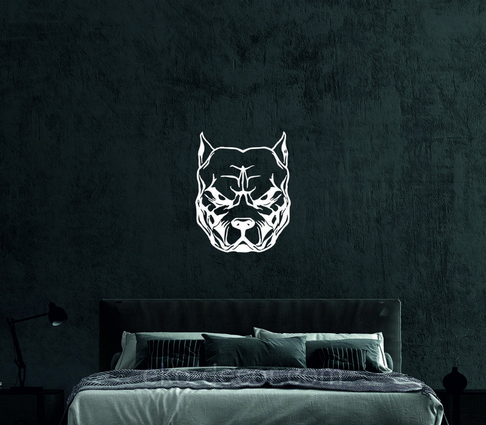 Декоративне настінне Панно «Собака», Декор на стіну 70*55 см, Білий Київ - фото 2