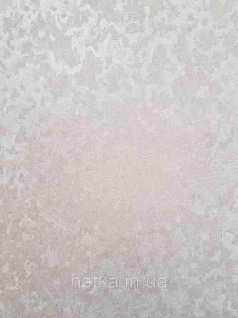 Шпалери метрові вінілові на флізеліні Sintra Structure під венеціанську штукатурку світло-сірі сріблясті 342435 Київ
