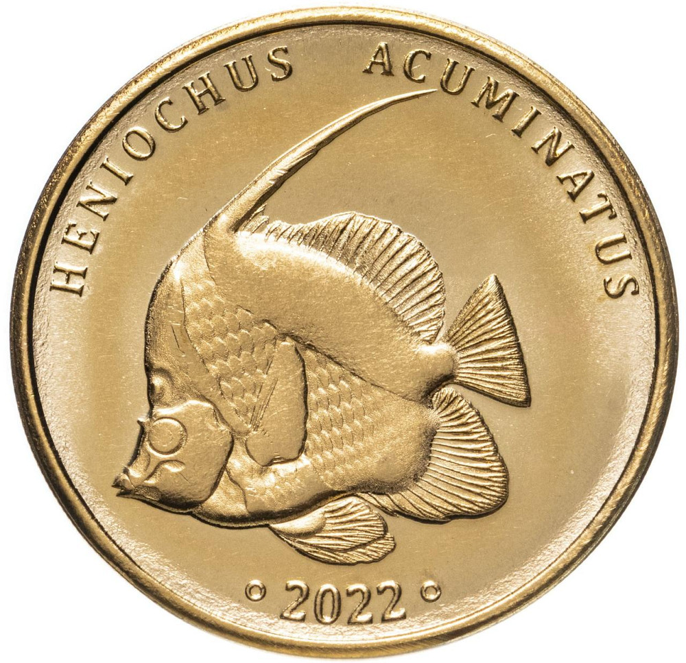 Лабуан 5 ринггіт 2022 UNC Малайзія Риба — Білопера кабаба Полтава - фото 1