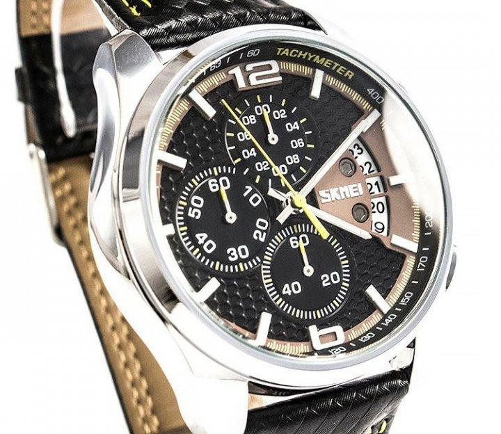 Чоловічий годинник Skmei 9106 Spider Жовтий Вінниця - фото 6