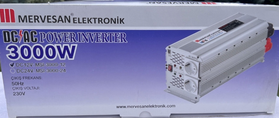 Перетворювач: 12V3000W. Mervesan MSI- 3000-12. Київ - фото 1