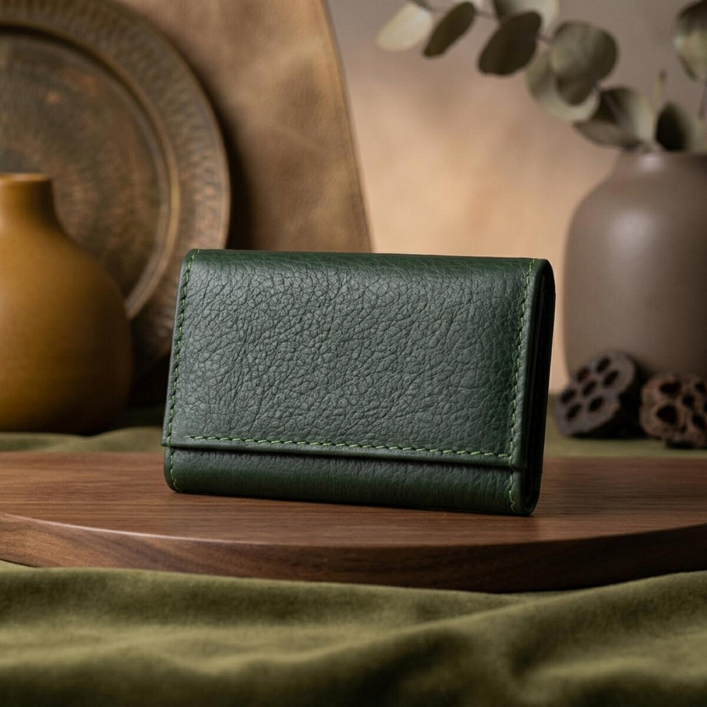Візитниця-книжка ST Leather 19215 Зелена Київ - фото 14