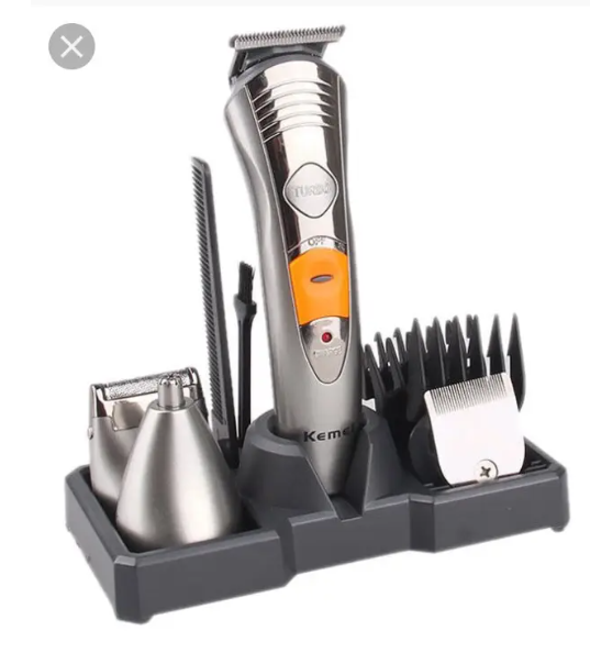 Машинка для стрижки волосся 7in1 - Kemei KM-580A 7в1 2037 насадки 3 мм/6 мм/10 мм Насадка-триммер Одеса - фото 9