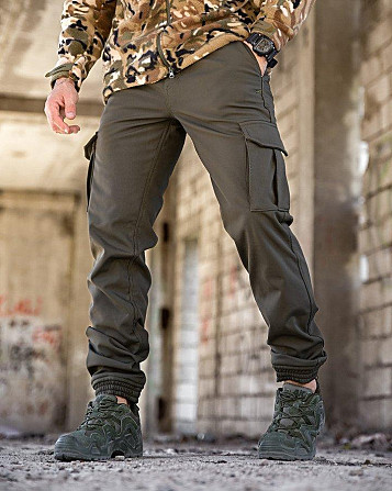Зимові штани soft shell BANDIT олива ТР6407 Київ - фото 2