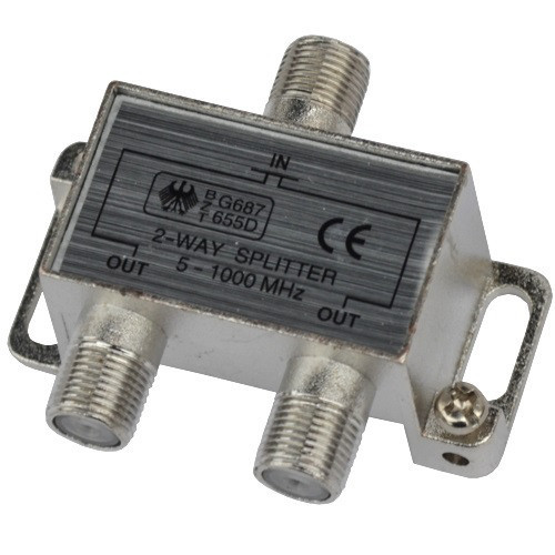 Спліттер (Splitter) ТВ 2-way 5-100MHZ, корпус_металл Полтава - фото 1