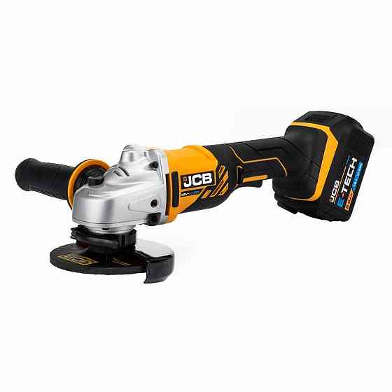 Кутошліфувальна машина акумуляторна (JCB-18AG-BE) 18V, 0-8000 об/хв, діаметр диска 115мм у комплекті із зарядним пристроєм Одеса