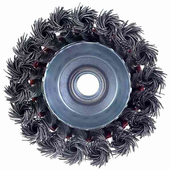 Чашеобразная проволочная щетка Ø85 мм M14×2 мм (стальная витая) SIGMA (9026081) Ровно