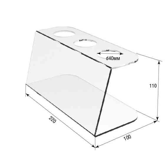 Підставка EKOSTAR для вафельного ріжка на 3 шт Київ