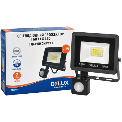 Прожектор Delux FMI 11 S LED 20Вт 6500K IP65 (90021207) Винница - изображение 4