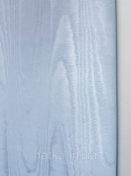 Шпалери вінілові на паперовій основі Sirpi Italian Silk 7 хвилясті смуги зріз дерева сині з сріблом Київ - фото 3