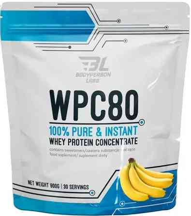 Сывороточный протеин Bodyperson Labs WPC80 900 г Банан Киев