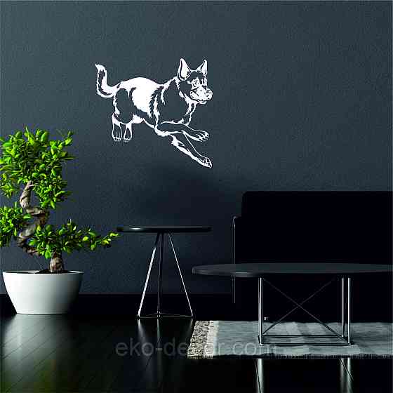 Декоративное настенное Панно «Овчарка» , Декор на стену 50*47 см, Белый Киев