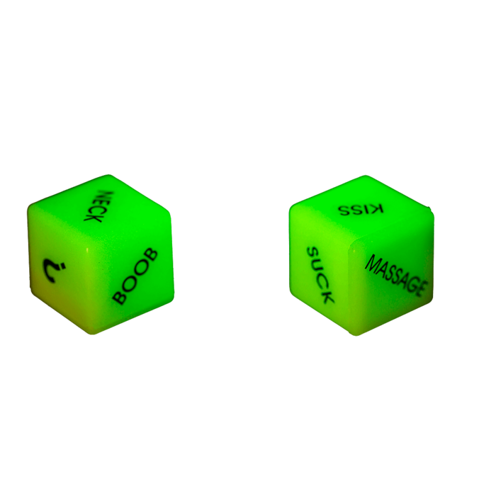Неоновые кубики Love Dice Glow In The Dark, 2 шт. Sex Aura Киев - изображение 3