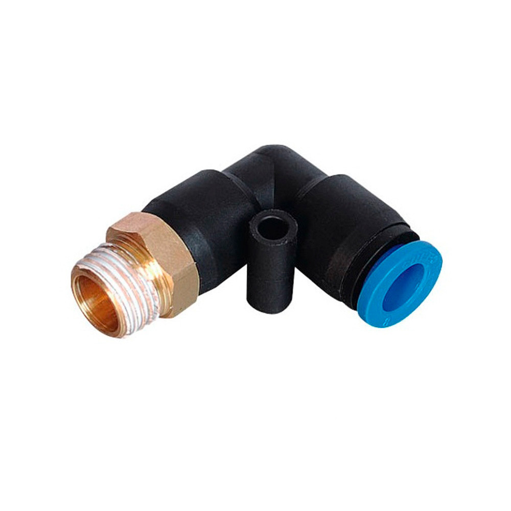 Штуцер цанговий (кутовий) Ø 8 мм МТ 3/8" SIGMA (7027141) Київ - фото 1