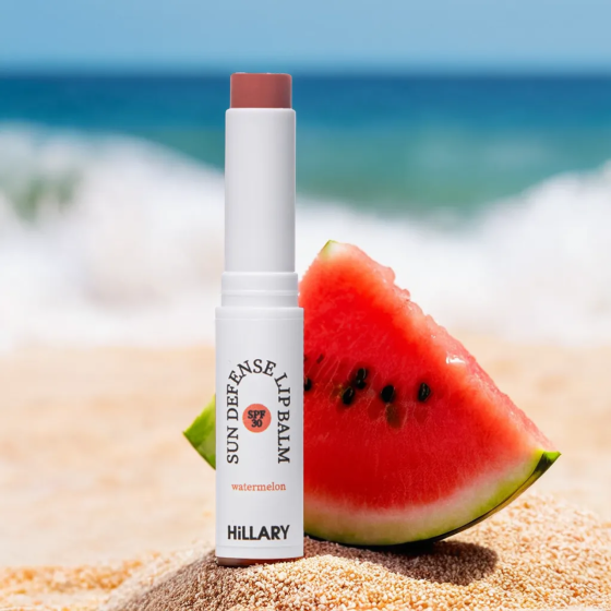Солнцезащитный бальзам для губ Арбуз SPF 30 Hillary Sun Defense Lip Balm Watermelon SPF 30, 3 г Киев