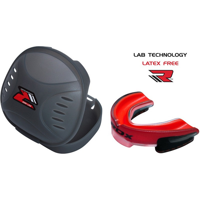 Капа боксерська RDX Gel 3D Elite Red Кам'янське - фото 2