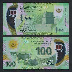 Mauritania / Мавритания - 100 ouguiya / угий 2017 - Полимер - UNC Полтава - изображение 1