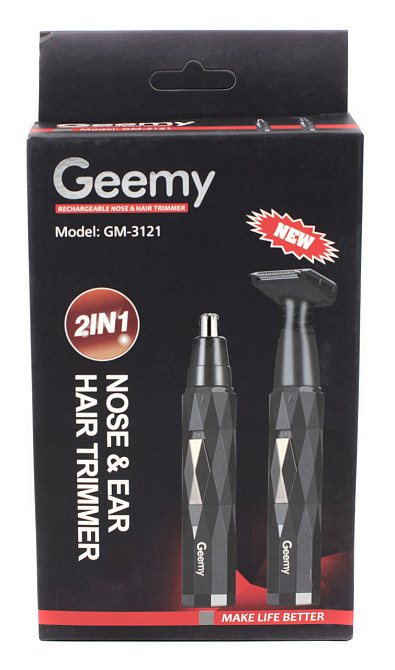 Тример ProGemei GM-3121 акумуляторний, з насадкою для носа і вух. Дніпро - фото 1