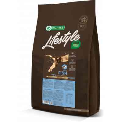 Сухий корм для кішок Nature&apos;s Protection Lifestyle Grain Free White Fish Sterilised Adult Cat 7 кг (NPLS45803) Вінниця