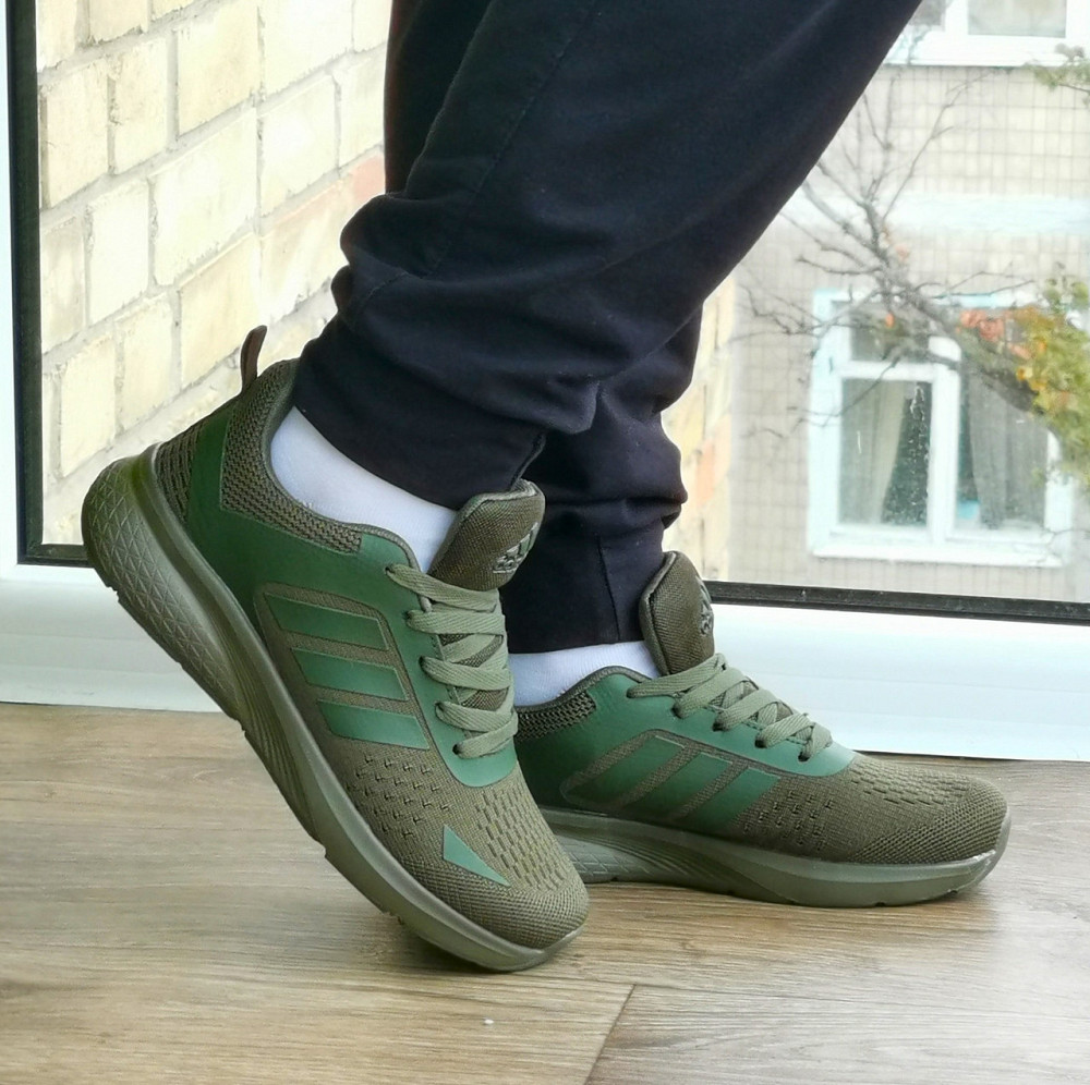 Кросівки Adidas Зелені Адідас BOOST Колір Хакі Жіночі Чоловічі (розміри: 36,37,38,39,40) Дніпро - фото 6