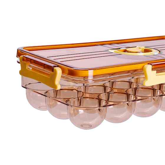 Yiwu Лоток для яєць пластиковий на 18 комірок 32.5х18х8 см Коричневий HP-27-1 Киев