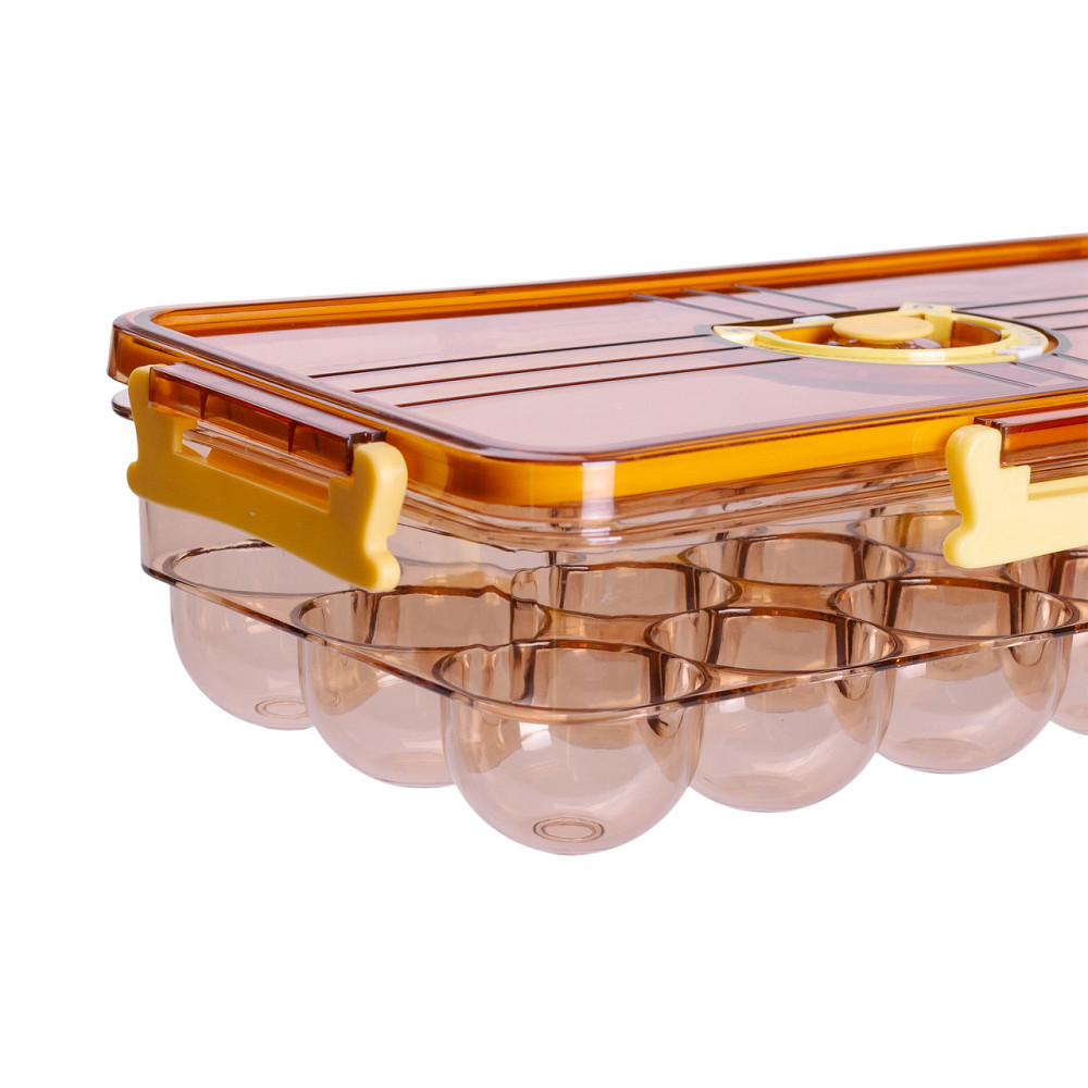 Yiwu Лоток для яєць пластиковий на 18 комірок 32.5х18х8 см Коричневий HP-27-1 Киев - изображение 6