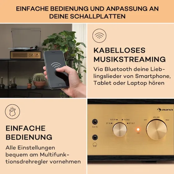 Виниловый проигрыватель стереосистема Berklee TT Classic из Германии Днепр