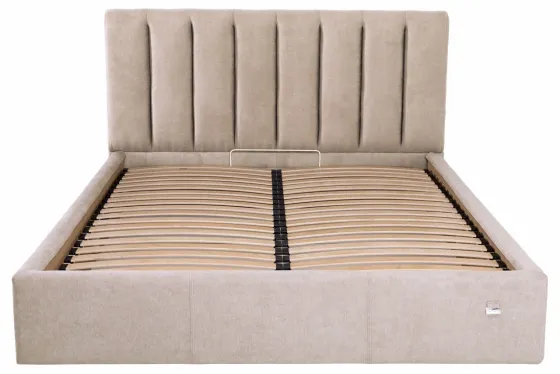 Кровать Двуспальная Sanam Comfort 180 х 200 см Мисти Mocco С подъемным механизмом и нишей для белья Мокко Днепр