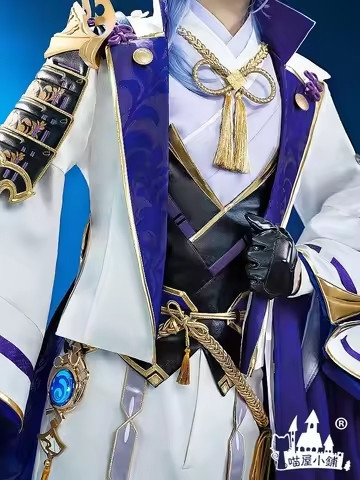 Костюм Камісато Аято XXL косплей Геншин Імпакт, комплект образ наряд Kamisato Ayato Genshin Impact на Хелловін в стилі аніме Київ - фото 6