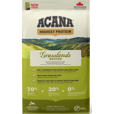 Сухой корм для собак ACANA Grasslands 11.4 кг (0064992542115) Винница - изображение 1