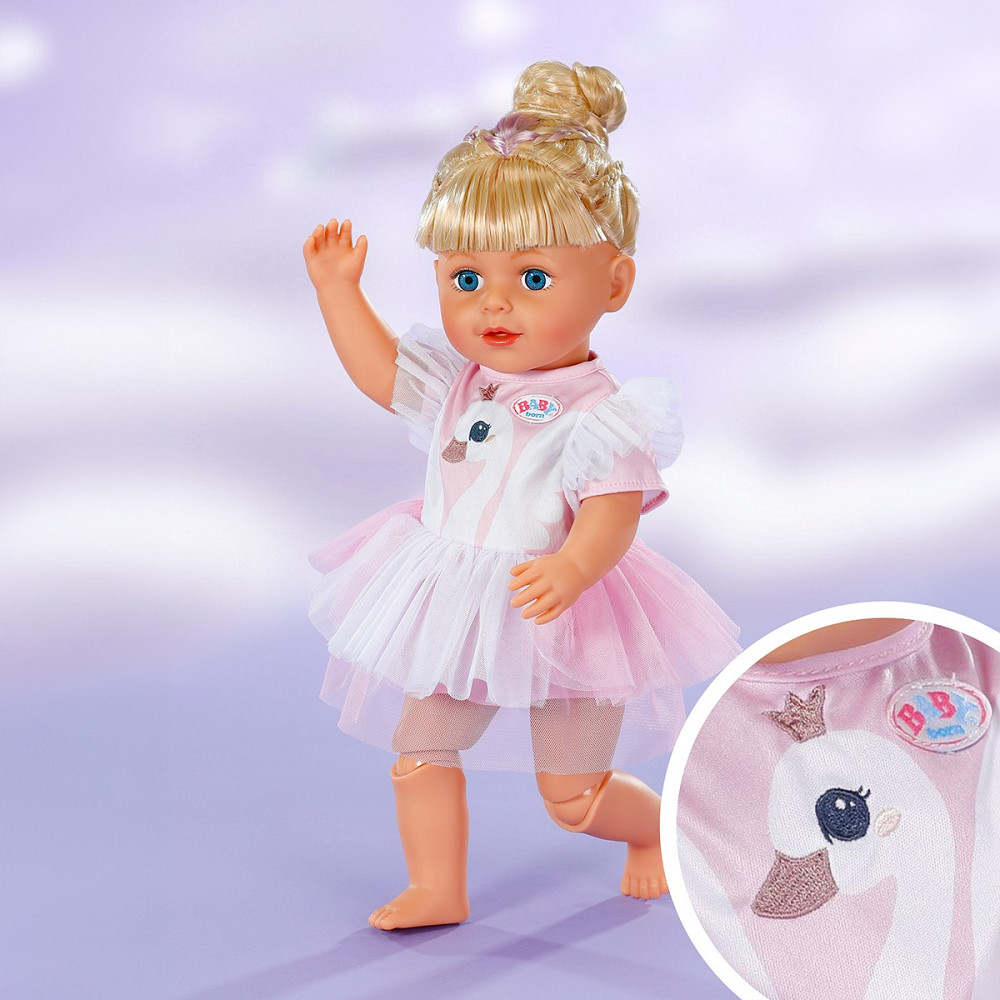 Одяг для ляльки Baby Born – Сукня з лебедем (43 см) Дніпро - фото 3