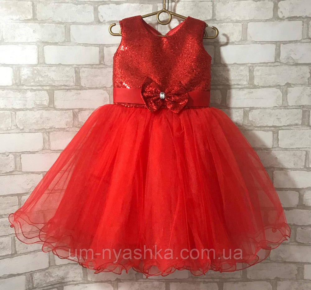 Дитячі святкові сукні з паєтками на зростання 92-110 Кривий Ріг - фото 3
