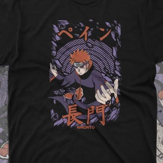 Футболка чоловіча з  принтом Наруто Пейн 2 Розмір 48 Дніпро