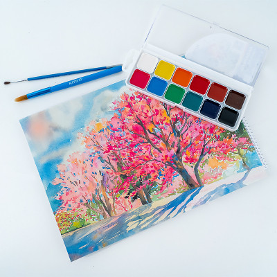 Акварельные краски Kite Classic, 12 цветов (K-061) Винница - изображение 3